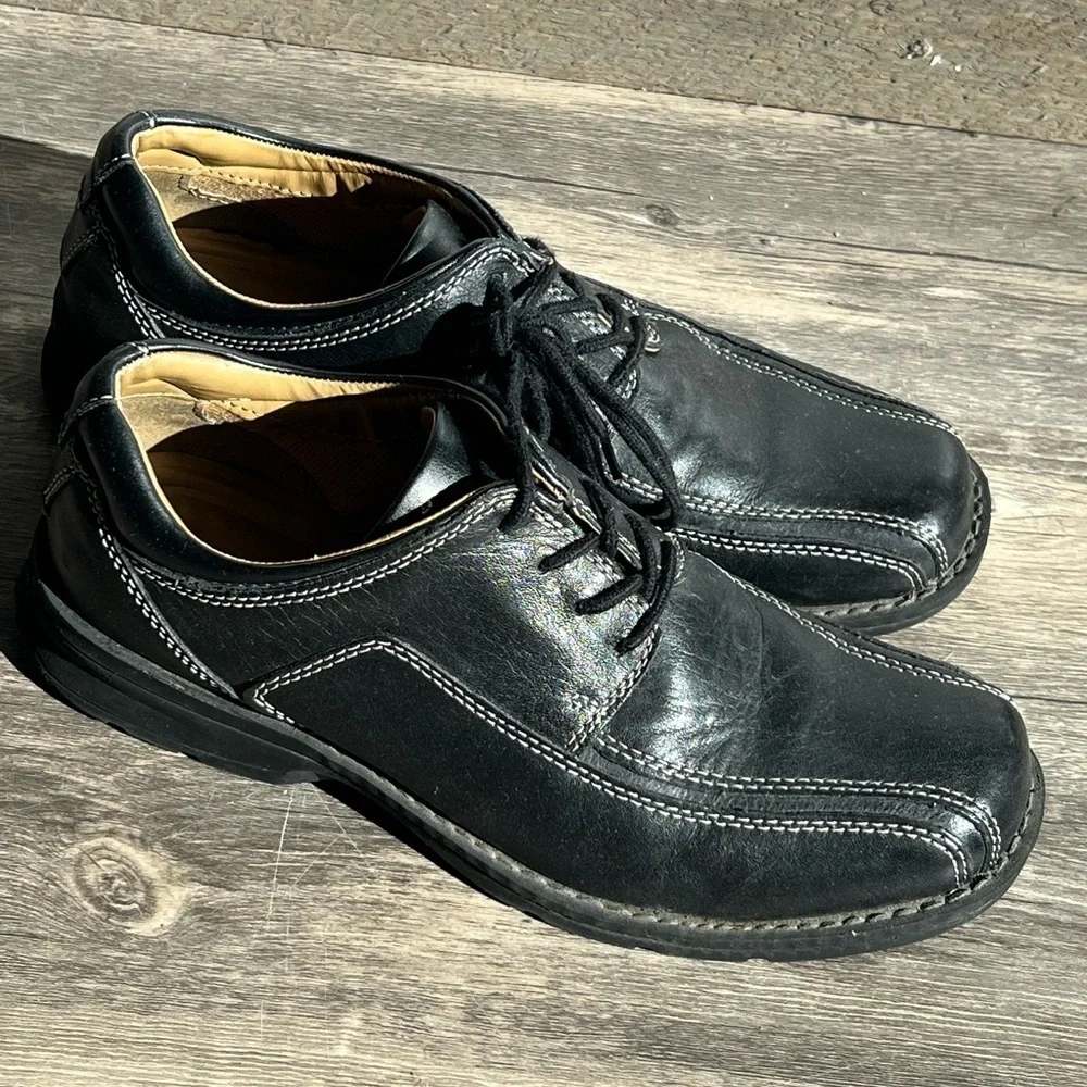 Dockers leather Black mens size 10 shoes